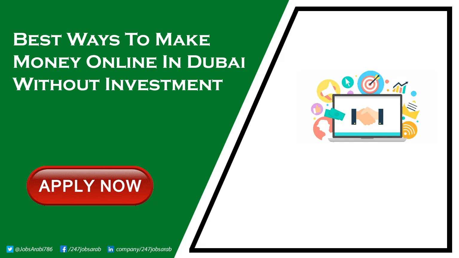 How to Make Money Online in Dubai Without Investment