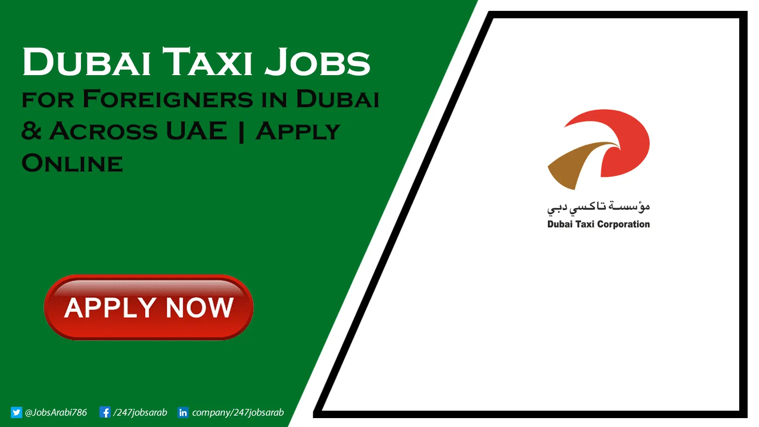 Dubai Taxi Jobs
