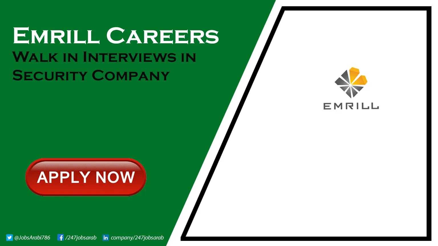 Emrill Careers | New Dates for Walk in Interviews in UAE Emrill Careers