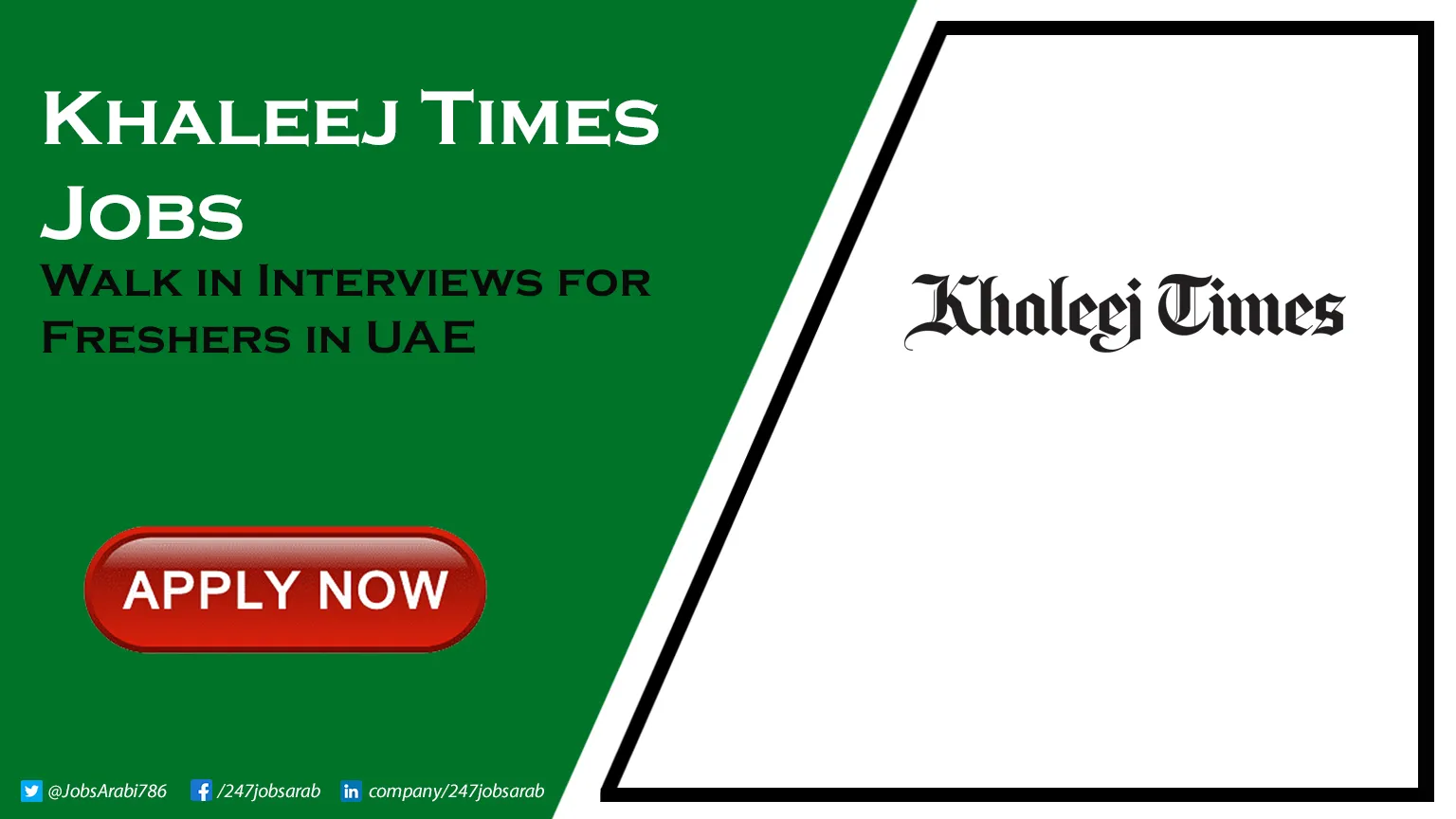 Khaleej Times Jobs
