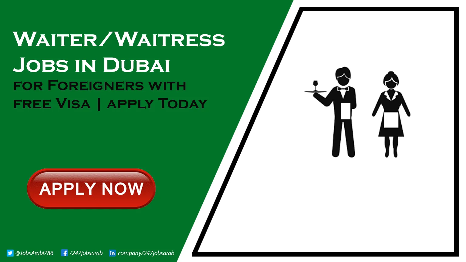 Waiter/Waitress Jobs in Dubai