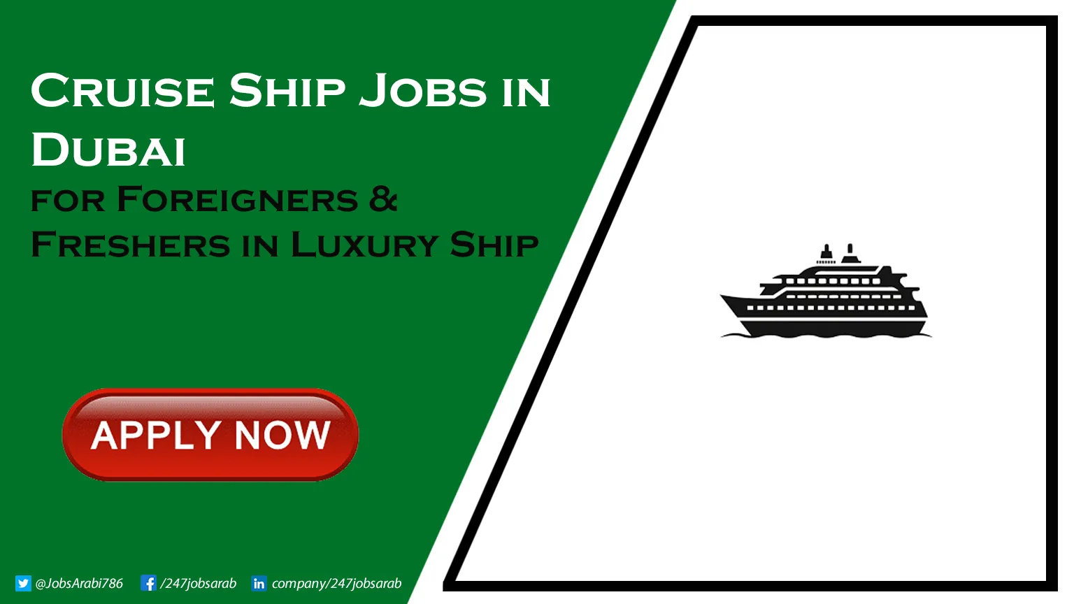 Cruise Ship Jobs in Dubai