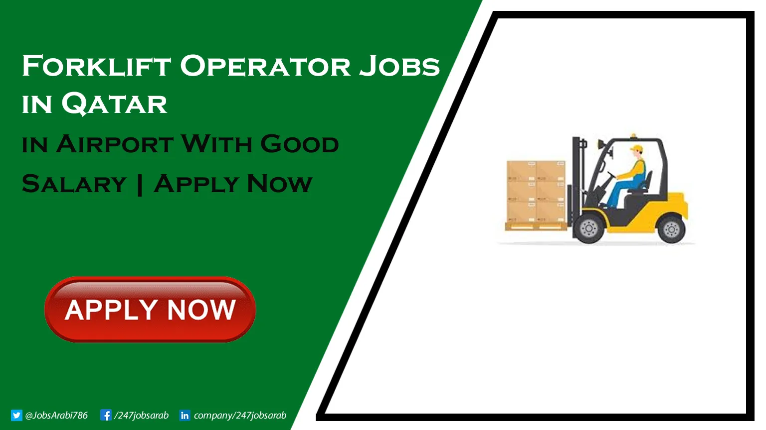 Forklift Operator Jobs in Qatar