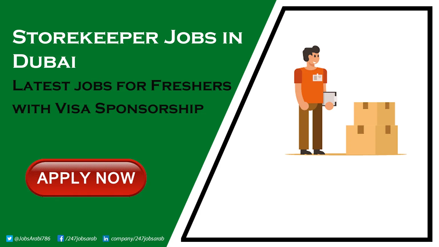 Storekeeper Jobs in Dubai